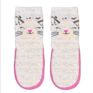 Baby/Toddler Girl Jumping Bean Cat Slipper Socks